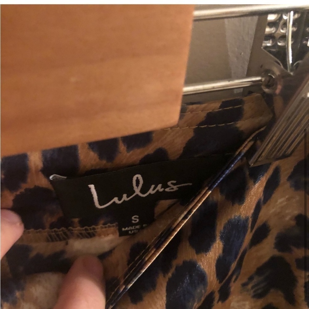 Leopard satin skirt - Picture 3 of 4